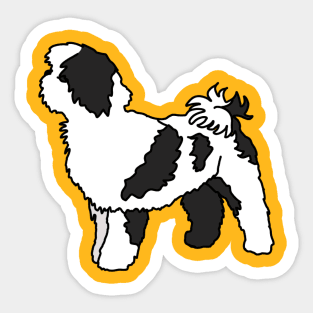 Shih Tzu Pocket Tee Sticker